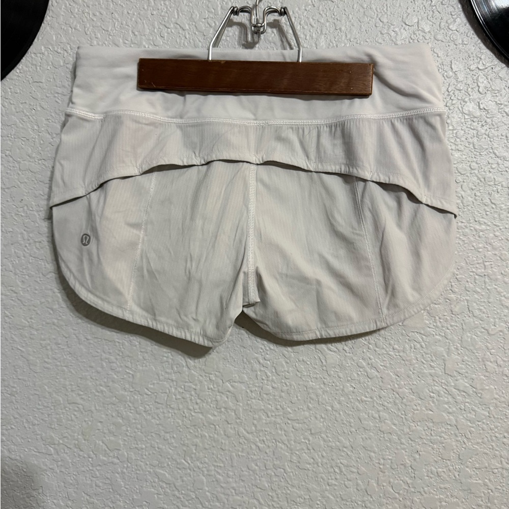 Women's White Athletic Shorts Lulu lemon